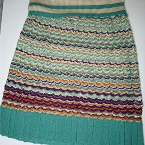Missoni Vibrant Knit Mini Skirt